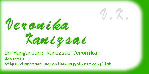 veronika kanizsai business card